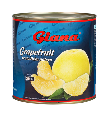 Grapefruit v sladkom náleve 